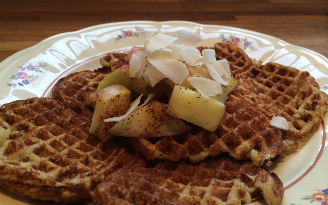 Bananvåfflor och min första dag med mjölkproteinfri kost